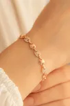 Kadın Gümüş Bileklik - Rose Altın Kaplama Zirkon Taşlı Gemici Model Gümüş Bileklik Kadın Gümüş Bileklik - Rose Altın Kaplama Zirkon Taşlı Gemici Model Gümüş Bileklik