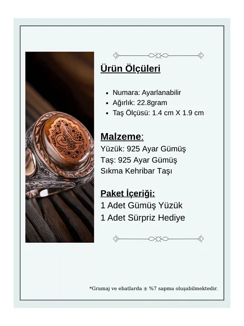 Erkek Sıkma Kehribar Taşlı 925 Ayar Gümüş Osmanlı Tuğralı Ayarlanabilir Yüzük Harf Yazılabilir Erkek Sıkma Kehribar Taşlı 925 Ayar Gümüş Osmanlı Tuğralı Ayarlanabilir Yüzük Harf Yazılabilir