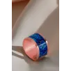Kadın Bakır Yüzük - Ocean Model Özel Baskı Metal Kutu Ve Kuvars Taşı Kadın Bakır Yüzük - Ocean Model Özel Baskı Metal Kutu Ve Kuvars Taşı