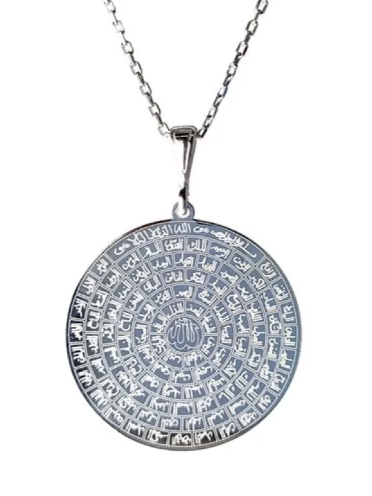 Esmaül Hüsna Bayan Gümüş Kolye