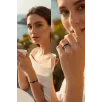 Kadın Bakır Bileklik Yüzük Set - Laura Model Özel Baskı Metal Kutu Ve Kuvars Taşı Kadın Bakır Bileklik Yüzük Set - Laura Model Özel Baskı Metal Kutu Ve Kuvars Taşı