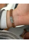 Erkek Bileklik - Deri Erkek Bileklik - Taşlı Erkek Bileklik - Taşlı Şerit Model-Kahverengi Erkek Bileklik - Deri Erkek Bileklik - Taşlı Erkek Bileklik - Taşlı Şerit Model-Kahverengi