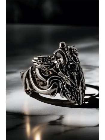 Ejderin Gözü Erkek Zihgir Okçu Başparmak Yüzüğü