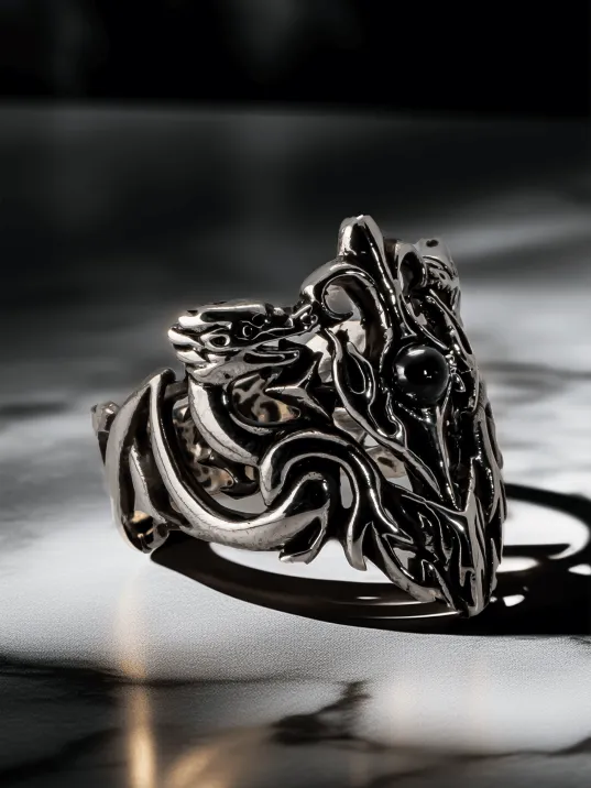 Ejderin Gözü Erkek Zihgir Okçu Başparmak Yüzüğü