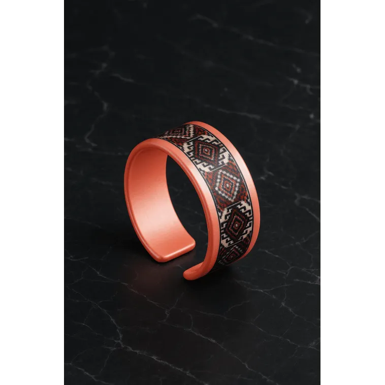 Kadın Bakır Yüzük - Rosewhite Model Özel Baskı Metal Kutu Ve Kuvars Taşı Kadın Bakır Yüzük - Rosewhite Model Özel Baskı Metal Kutu Ve Kuvars Taşı