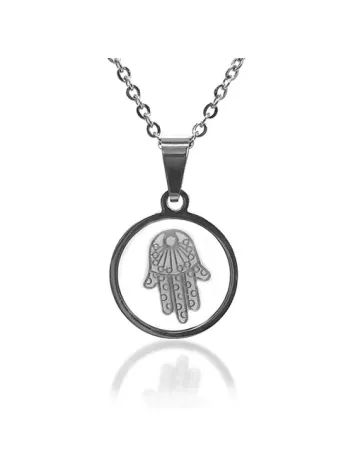 Fatma Ana Eli Paslanmaz Çelik Bayan Kolye