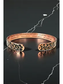 Erkek Kadın Bakır Bileklik - Model 2 Ayetel Kursi Dualı Saf Dövme Grift Kelepçe Metal Kutu Doğal Taş Erkek Kadın Bakır Bileklik - Model 2 Ayetel Kursi Dualı Saf Dövme Grift Kelepçe Metal Kutu Doğal Taş