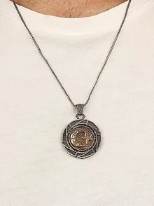 Ayyıldız Model 925 Ayar Gümüş Erkek Kolye Zincir Gklayyldzyv-gms