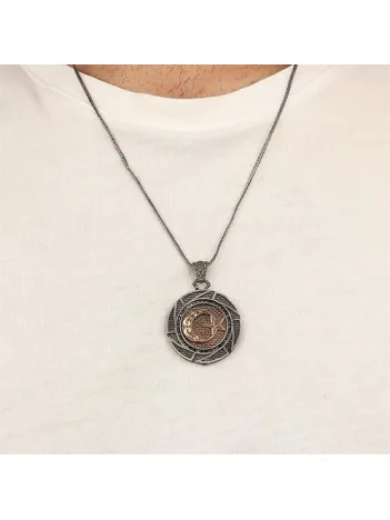 Ayyıldız Model 925 Ayar Gümüş Erkek Kolye Zincir Gklayyldzyv-gms