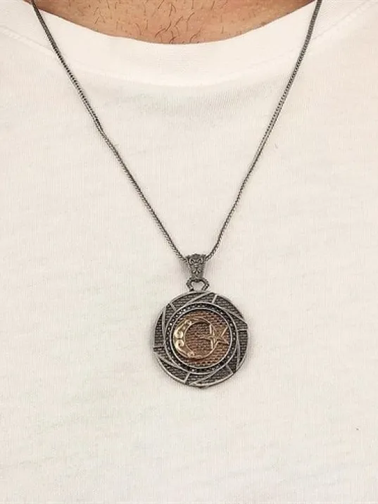 Ayyıldız Model 925 Ayar Gümüş Erkek Kolye Zincir Gklayyldzyv-gms Ayyıldız Model 925 Ayar Gümüş Erkek Kolye Zincir Gklayyldzyv-gms