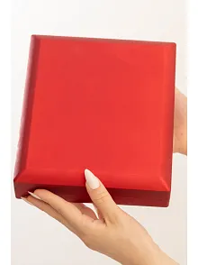 Set-Işıklı-Kırmızı - Işıklı Pırlanta Hediye Set Kutusu - Su Yolu Set Kutusu - Işıklı Kutu