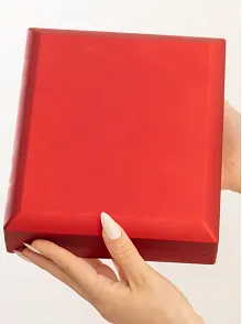 Set-Işıklı-Kırmızı - Işıklı Pırlanta Hediye Set Kutusu - Su Yolu Set Kutusu - Işıklı Kutu