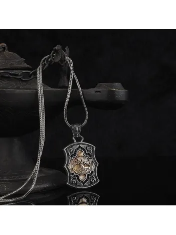 Hayat Ağacı Model 925 Ayar Gümüş Erkek Kolye Zincir Gklhayatagc-gms