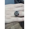 Erkek Gümüş Yüzük - 925 Ayar Gümüş Kuru Kafa Model Gotik Tarz Erkek Yüzük Erkek Gümüş Yüzük - 925 Ayar Gümüş Kuru Kafa Model Gotik Tarz Erkek Yüzük