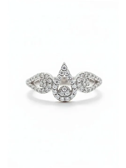 Damla Su Yolu Gümüş Yüzük