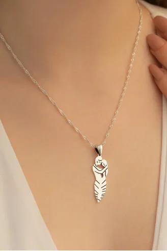 Söz Dizisi Kolyesi Bayan Gümüş Kolye