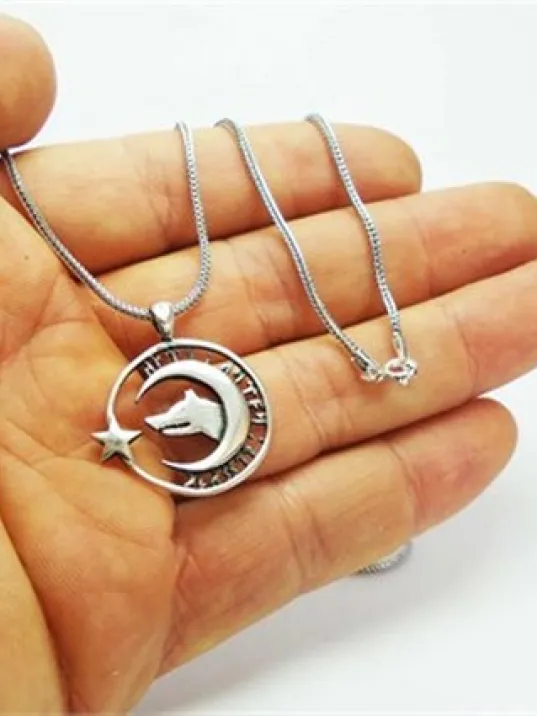 Tanrı Türkü Korusun Erkek Gümüş Kolye Tanrı Türkü Korusun Erkek Gümüş Kolye