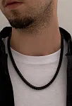 Erkek Çelik Kolye Kare Model Paslanmaz Çelik Kolye