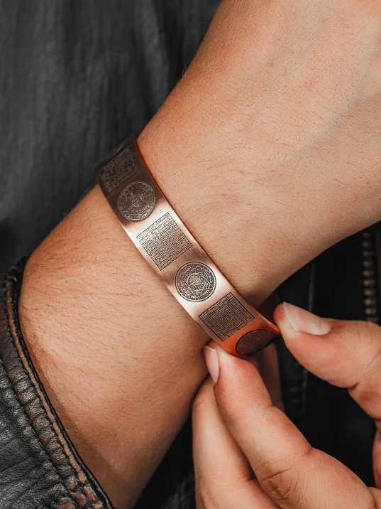 Bakır Bileklik Silinmez Zırh Koruma Dualı Celcelutiye Metal Kutu Doğal Taşlar Kadın Erkek Bilezik Bakır Bileklik Silinmez Zırh Koruma Dualı Celcelutiye Metal Kutu Doğal Taşlar Kadın Erkek Bilezik