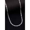 Erkek Gümüş Kolye - 4.5mm Dikdörtgen Kesim Yassı Kral Gümüş Kolye Erkek Gümüş Kolye - 4.5mm Dikdörtgen Kesim Yassı Kral Gümüş Kolye