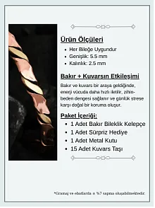 Kadın Bakır Bileklik - Sirayet Kadın Bakır Kelepçe Bileklik Bilezik