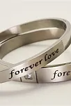 Forever Love Paslanmaz Çelik Erkek Bayan Çift Kelepçe Bileklik Set Forever Love Paslanmaz Çelik Erkek Bayan Çift Kelepçe Bileklik Set