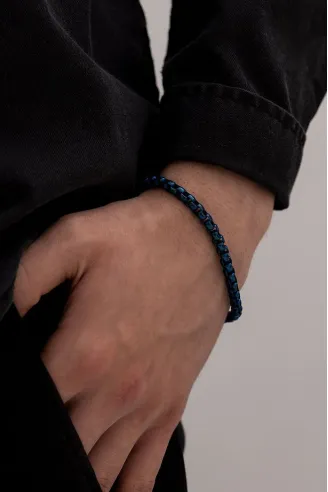 Erkek Çelik Bileklik - Ottoman 5.5mm Polo Erkek Bileklik Künye Ince Model