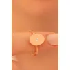 Kadın Gümüş Yüzük - El İşçiliği Rose Kaplama Elips Motifli Zirkon Taşlı Kadın Yüzük Kadın Gümüş Yüzük - El İşçiliği Rose Kaplama Elips Motifli Zirkon Taşlı Kadın Yüzük