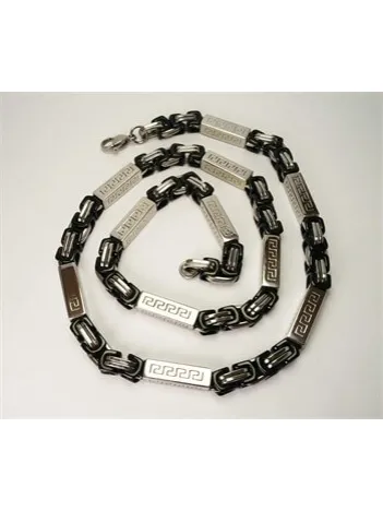 ERKEK ÇELİK ZİNCİR KOLYE ÇİFTRENK YENİ MODEL!!