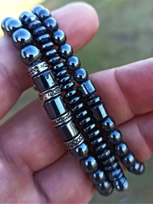 Erkek 3 lü Doğaltaş Bileklik