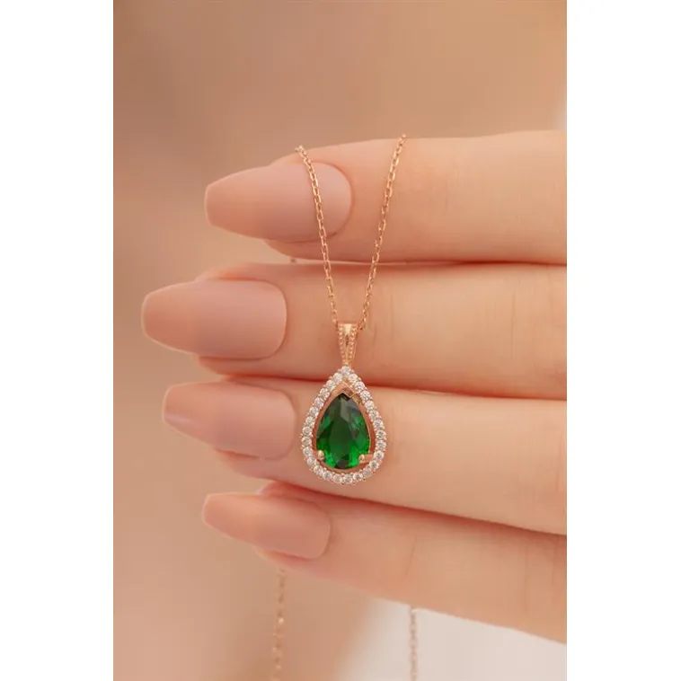 Rose Renk Kanatlı Damla Model Yakut Taşlı Gümüş Kolye Gkldmlm2del-ros Rose Renk Kanatlı Damla Model Yakut Taşlı Gümüş Kolye Gkldmlm2del-ros