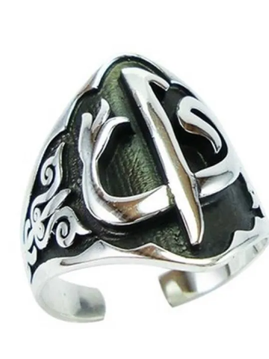 Vavelif Zihgir Okçu Gümüş Erkek Yüzük