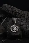 Ottoman Çelik Viking Rune Odin Sembolü Model Erkek Kolye Ckl0vkngodn-gms
