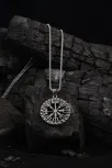Ottoman Çelik Viking Rune Odin Sembolü Model Erkek Kolye Ckl0vkngodn-gms