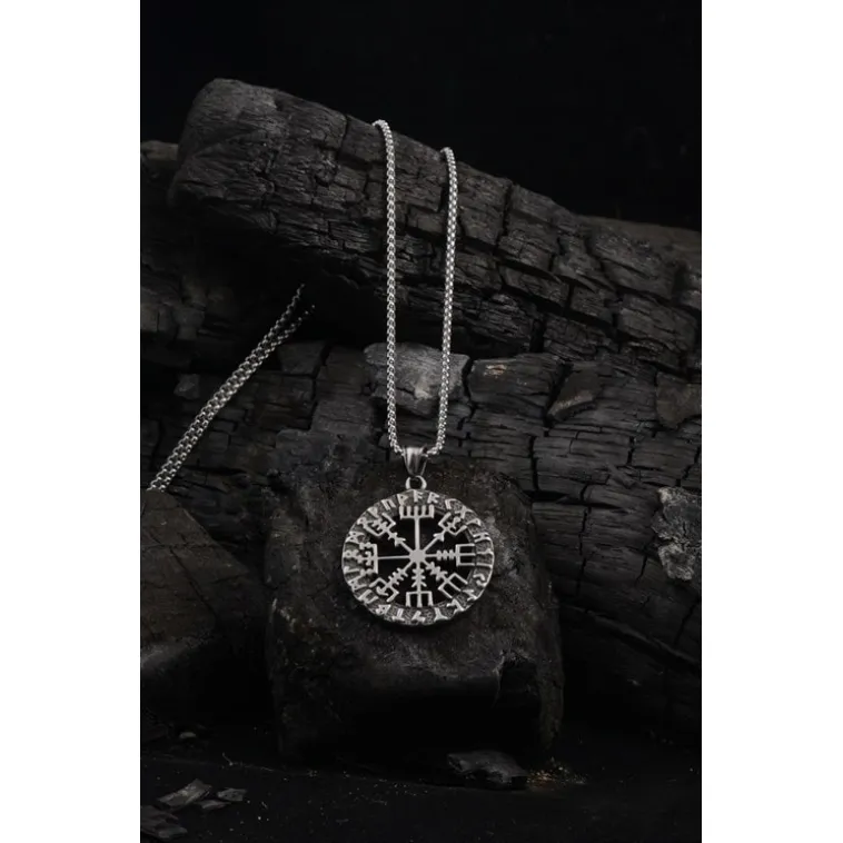 Ottoman Çelik Viking Rune Odin Sembolü Model Erkek Kolye Ckl0vkngodn-gms Ottoman Çelik Viking Rune Odin Sembolü Model Erkek Kolye Ckl0vkngodn-gms