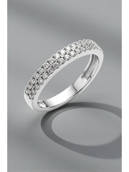 Eftalya Model Gümüş Su Yolu Kadın Yüzük Eftalya Model Gümüş Su Yolu Kadın Yüzük