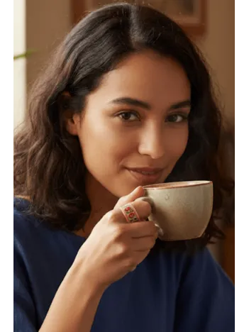 Kadın Bakır Yüzük - Bird Model Özel Baskı Yüzük