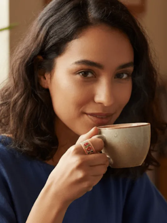 Kadın Bakır Yüzük - Bird Model Özel Baskı Yüzük