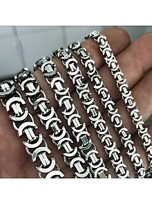 925 Ayar Gümüş Erkek Bileklik Künye Oksitli Euro Kral Model