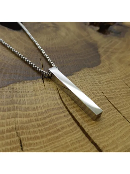 Blok Modeli Erkek Çelik Kolye Zincir CKLBLOKKARE-BYZ Blok Modeli Erkek Çelik Kolye Zincir CKLBLOKKARE-BYZ