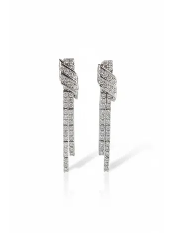 Kadın Gümüş Küpe - Afrodit Gümüş Su Yolu Kadın Küpe