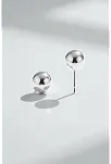 Kadın Gümüş Küpe - 6 mm 925 Ayar Gümüş Top Küpe