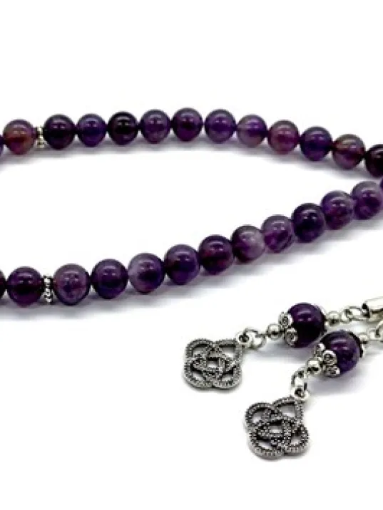 Ametist Doğaltaş Tespih