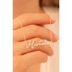 Kadın Gümüş Kolye - Rose Kaplama Hatice Yazılı 925 Ayar Gümüş Kadın Kolye Kadın Gümüş Kolye - Rose Kaplama Hatice Yazılı 925 Ayar Gümüş Kadın Kolye