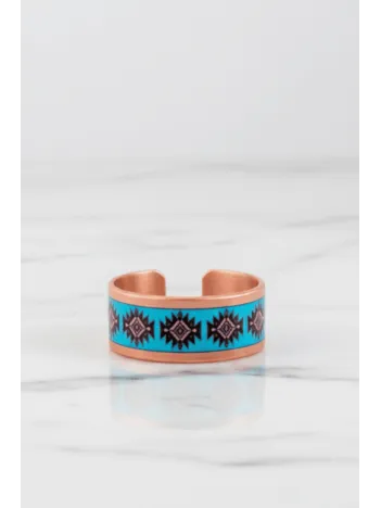 Kadın Bakır Yüzük - Charmaleon Model Özel Baskı Yüzük