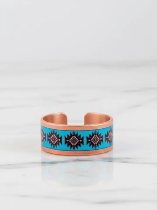 Kadın Bakır Yüzük - Charmaleon Model Özel Baskı Yüzük