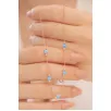 Opal Taşlı Rose Altın Kaplama Kadın Gümüş Kolye Opal Taşlı Rose Altın Kaplama Kadın Gümüş Kolye