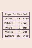 Leyan Bayan Yakut Taşlı Gümüş Su Yolu Set - Kolye, Bileklik, Küpe, Yüzük Leyan Bayan Yakut Taşlı Gümüş Su Yolu Set - Kolye, Bileklik, Küpe, Yüzük