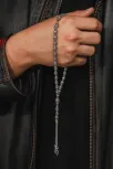 Erkek Tesbih - Nazende Oksitli 925 Ayar Gümüş Erkek Tespih Orta Boy 25gr Erkek Tesbih - Nazende Oksitli 925 Ayar Gümüş Erkek Tespih Orta Boy 25gr