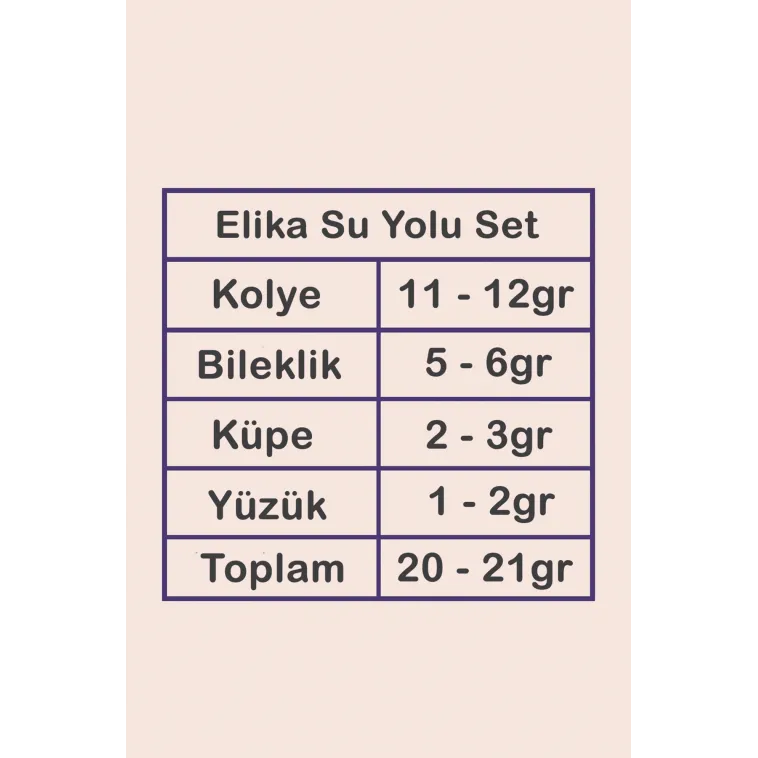 Elika Bayan Zirkon Taşlı Gümüş Su Yolu Set - Kolye, Bileklik, Küpe, Yüzük Elika Bayan Zirkon Taşlı Gümüş Su Yolu Set - Kolye, Bileklik, Küpe, Yüzük